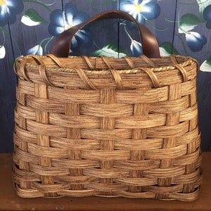 Handmade Basket, Large Pocket Basket, Wall Basket, Mail Basket, Hanging Basket, Flower Basket, Made in USA