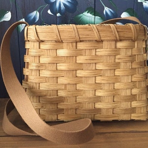 Handmade Basket, Foraging Basket, Tote Basket, Shoulder Basket, Gathering Basket, Hiking Basket, Made in USA