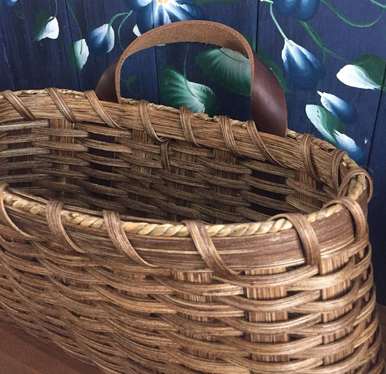 Handmade Basket Wall Basket Hanging Basket Mail Basket Etsy