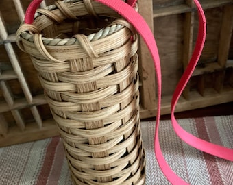 Handmade Basket, Spindle Basket, Tote Basket, Shoulder Basket, Gathering Basket, Flower Basket, Made in USA
