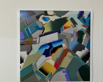 Pulsar, small geometric abstract print