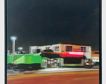 Miami 2019, medium sized painting