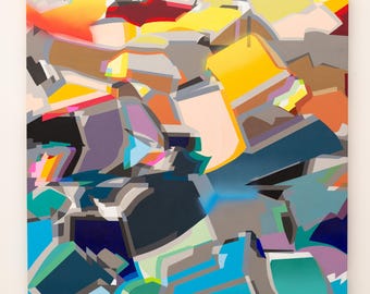 Large abstract painting “Heat Index”