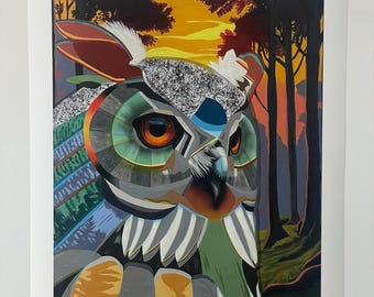 Untitled Owl print