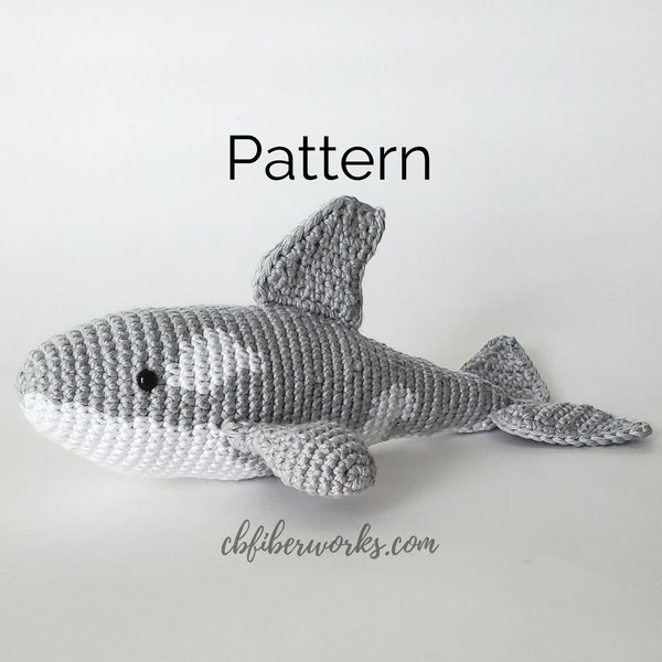 Olive the Orca Crochet Pattern | No Sew Killer Whale Pattern