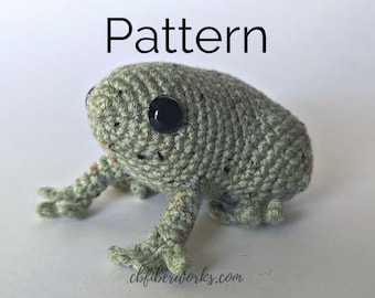 Fin the Frog Crochet Pattern | No Sew Amigurumi Pattern