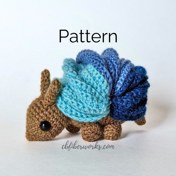 Anton the Armadillo Crochet Pattern