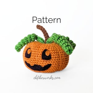 Jack-o-Lantern Pumpkin Crochet Pattern | Easy Halloween Décor