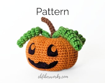 Jack-o-Lantern Pumpkin Crochet Pattern | Easy Halloween Décor