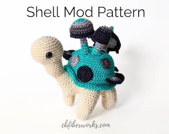Sammie the Turtle Mushroom Forest Shell Mod Crochet Pattern | Removable Shell Pattern