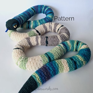 Kelvin the Temperature Snake Crochet Pattern | Easy Temperature Project Pattern with Start Guide