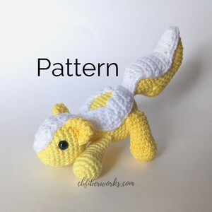 Saffron the Skunk Crochet Pattern | Cute Amigurumi Skunk Pattern
