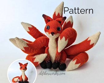 Freya the Fox Crochet Pattern | Customizable Fox Amigurumi