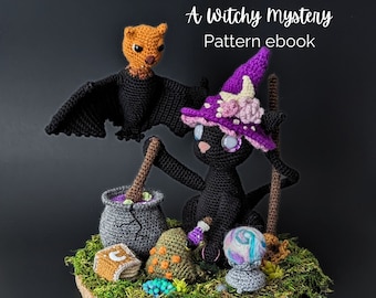 A Witchy Mystery Halloween Crochet Pattern ebook | Spooky Amigurumi Collection