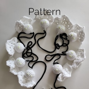 Spooky Ghost Girlande Häkelanleitung | Easy No Sew Halloween Geistergirlande