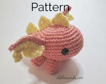 Baby Dragon Crochet Pattern | Easy Beginner Pattern
