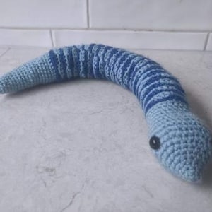 Kelvin the Temperature Snake Crochet Pattern Easy Temperature Project Pattern with Start Guide image 9