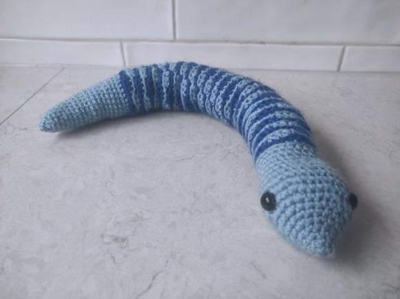 Kelvin the Temperature Snake Crochet Pattern Easy Temperature Project Pattern with Start Guide image 9