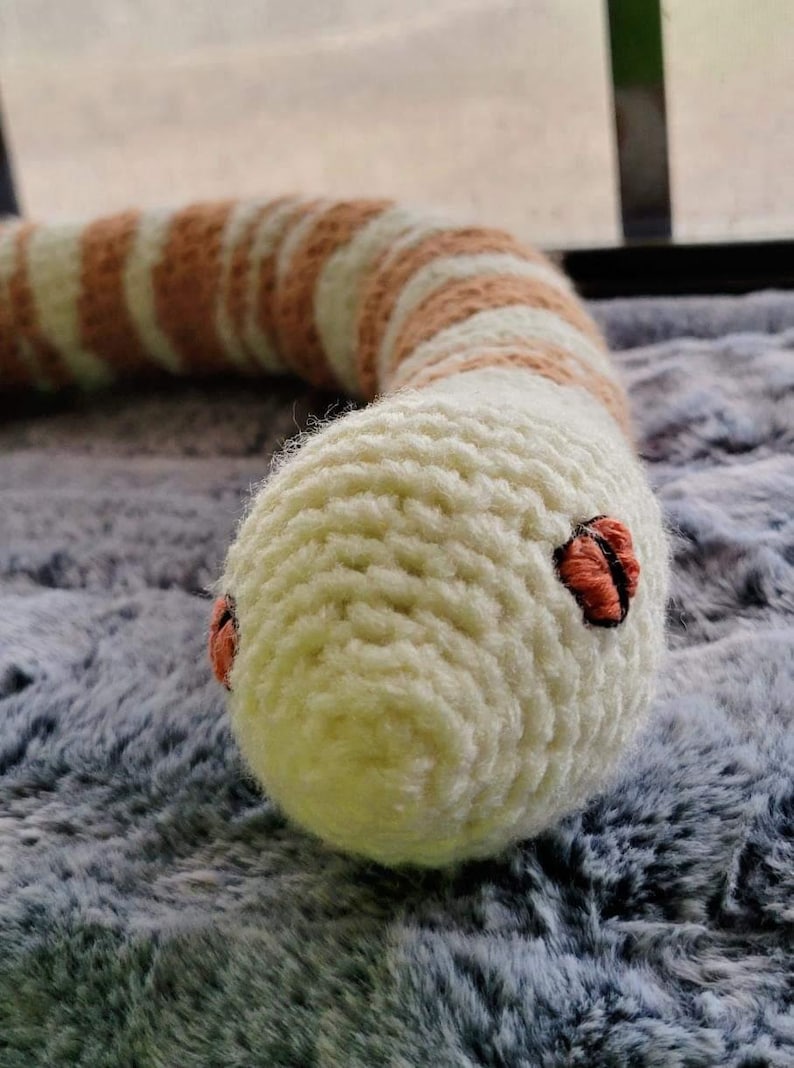 Kelvin the Temperature Snake Crochet Pattern Easy Temperature Project Pattern with Start Guide image 7