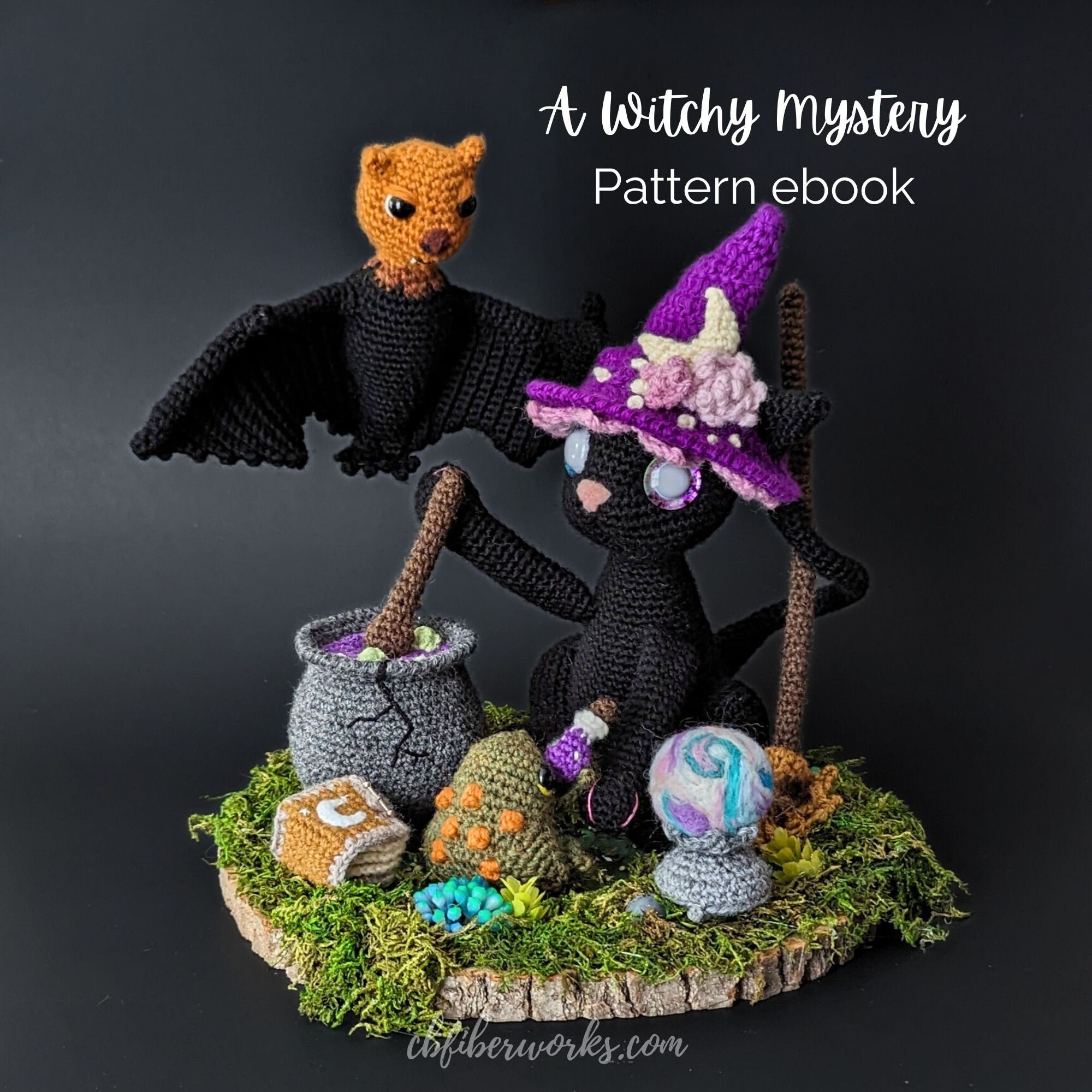 A Witchy Mystery Halloween Crochet Pattern ebook | Spooky Amigurumi Collection