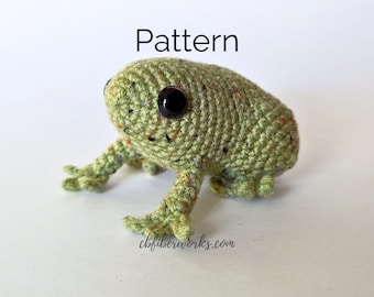 Fin the Frog Crochet Pattern | No Sew Amigurumi Pattern