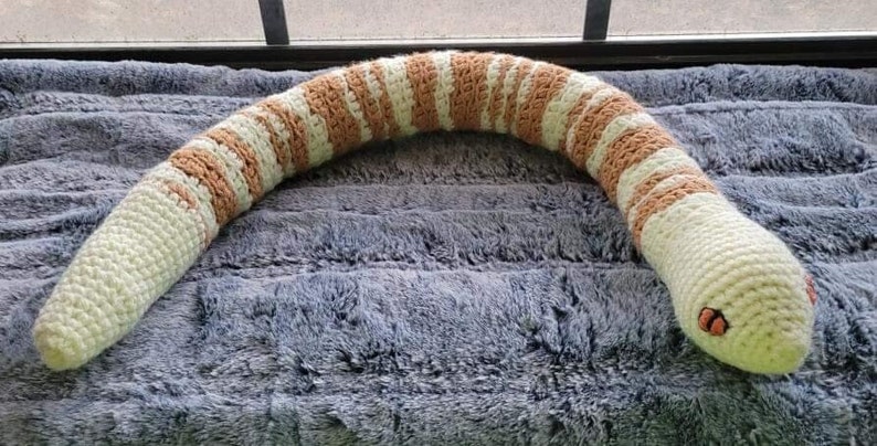 Kelvin the Temperature Snake Crochet Pattern Easy Temperature Project Pattern with Start Guide image 8