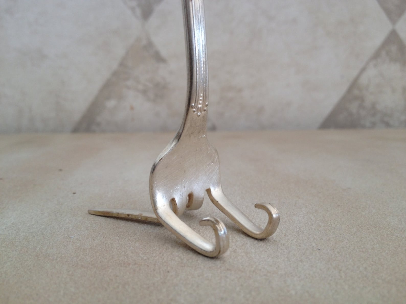 SET OF 8 Vintage Fork Place Card Holders Etsy