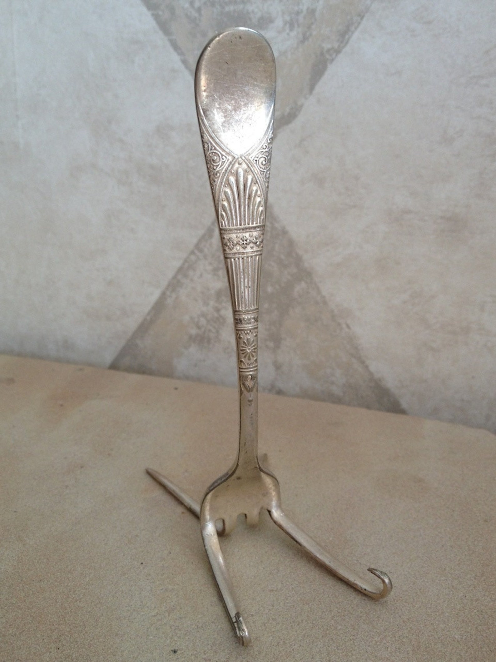 SET OF 8 Vintage Fork Place Card Holders Etsy