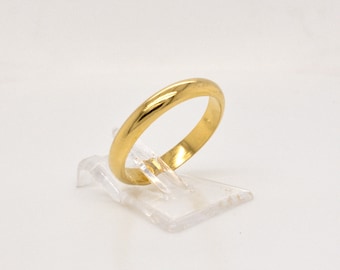 YETTA MEDIUM – Bandring 3 mm in Gold, Silber oder Roségold