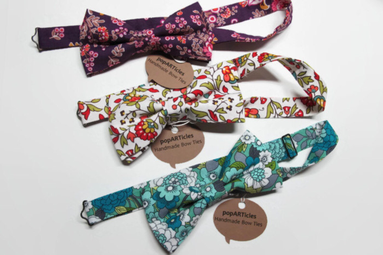 Floral Bow Tie Gift Set Men's Bow Tie Gift Set Etsy