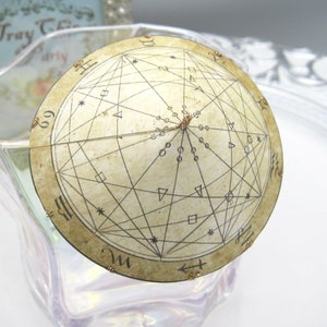 10 - 20 Astrological map cocktail umbrellas glitter tan and ivory astro map drink topper Cocktail custom cocktail umbrella wedding reception