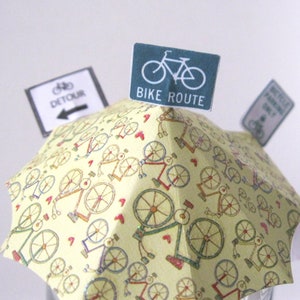 20 Biking for Brews cocktail umbrellas bike path signs Cocktail umbrellas 20 Cocktail custom cocktail umbrellas wedding reception accessory