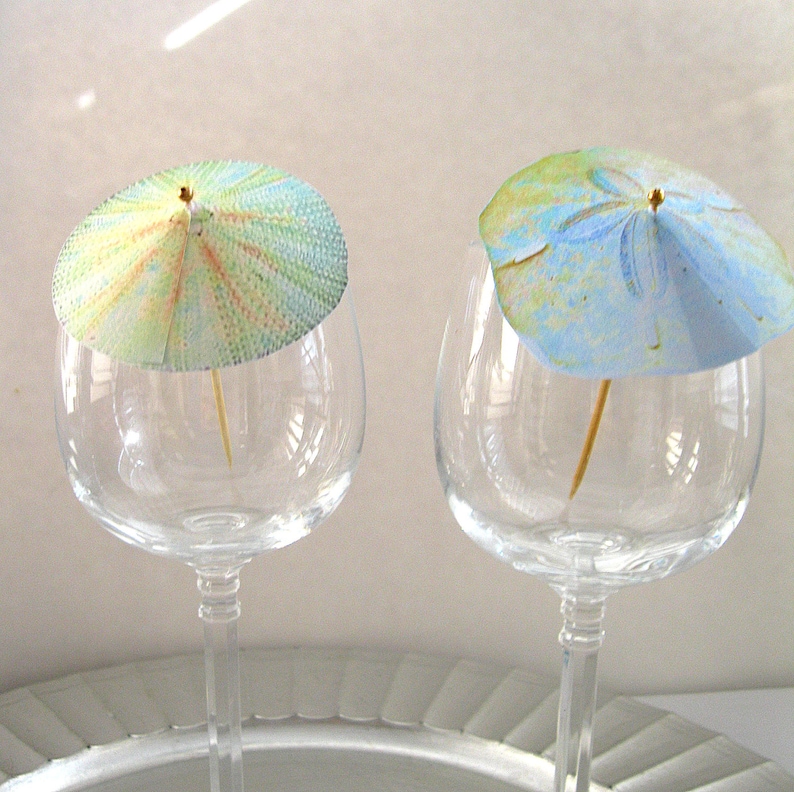 25 Cocktail Umbrellas Beach Wedding 25 Mini Drink Umbrellas Etsy