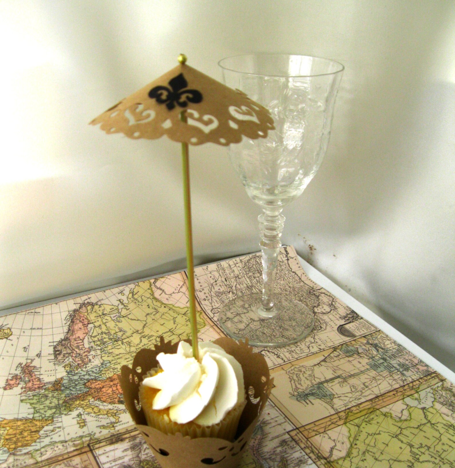 20 Kraft Cocktail Umbrellas Wedding Mini Drink Umbrellas Black Etsy
