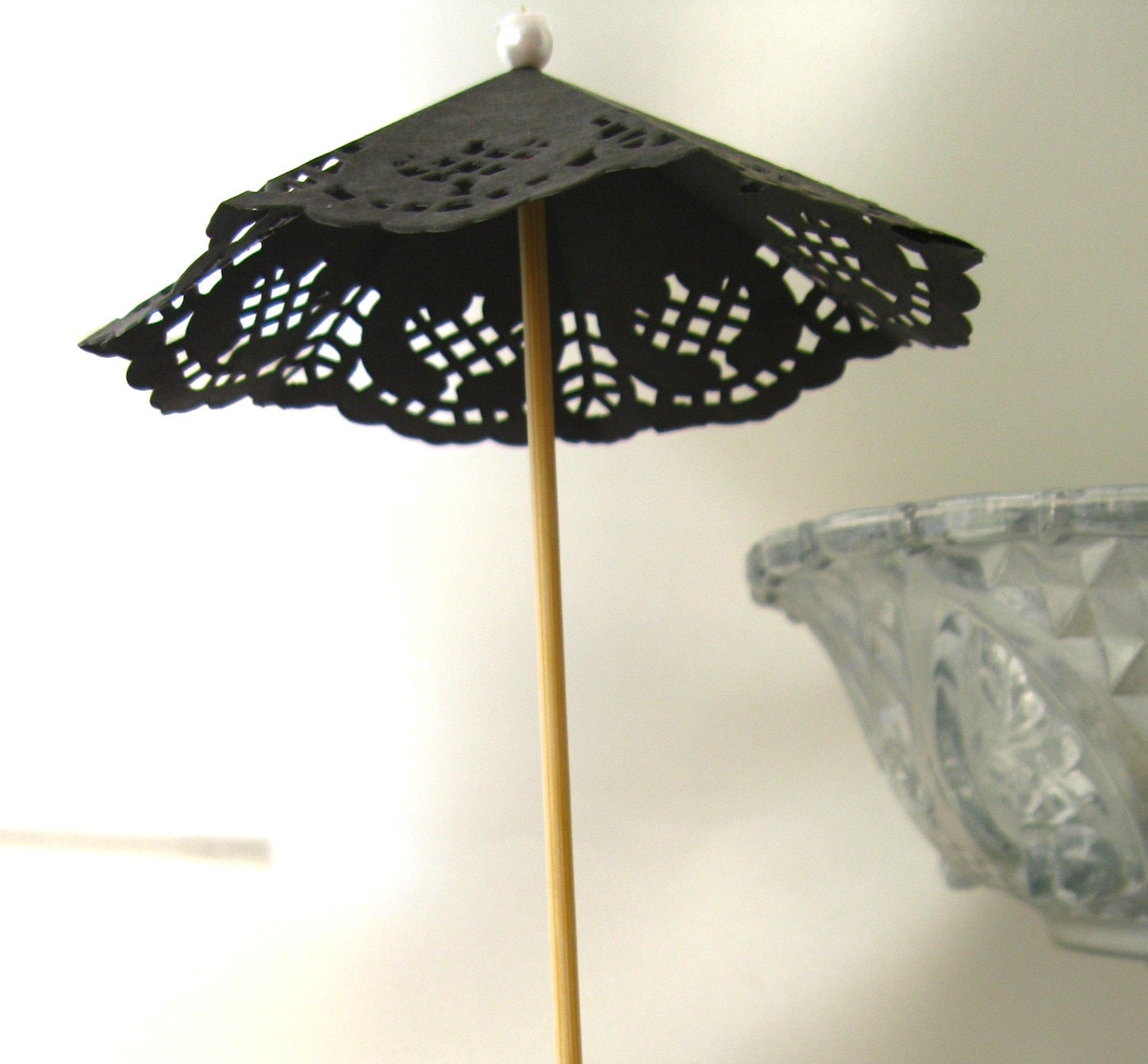 25 Black lace Cocktail umbrellas drink parasol small umbrellas Etsy