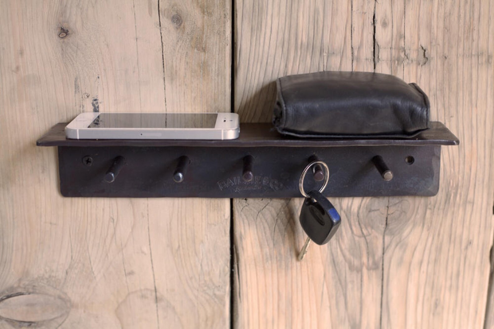 Industrial Key Rack Etsy