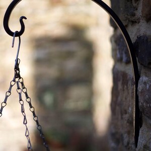 Flying Pig Iron Hanging Basket Bracket | Black Country Metalworks