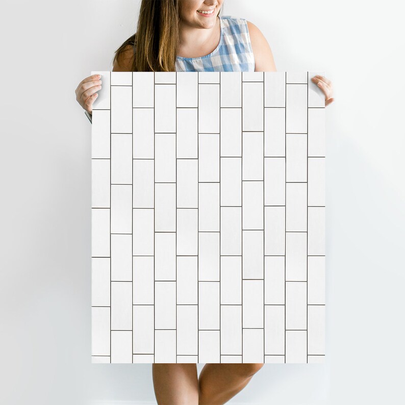 Subway Tile Photography Backdrop Flatlay Backdrop Etsy