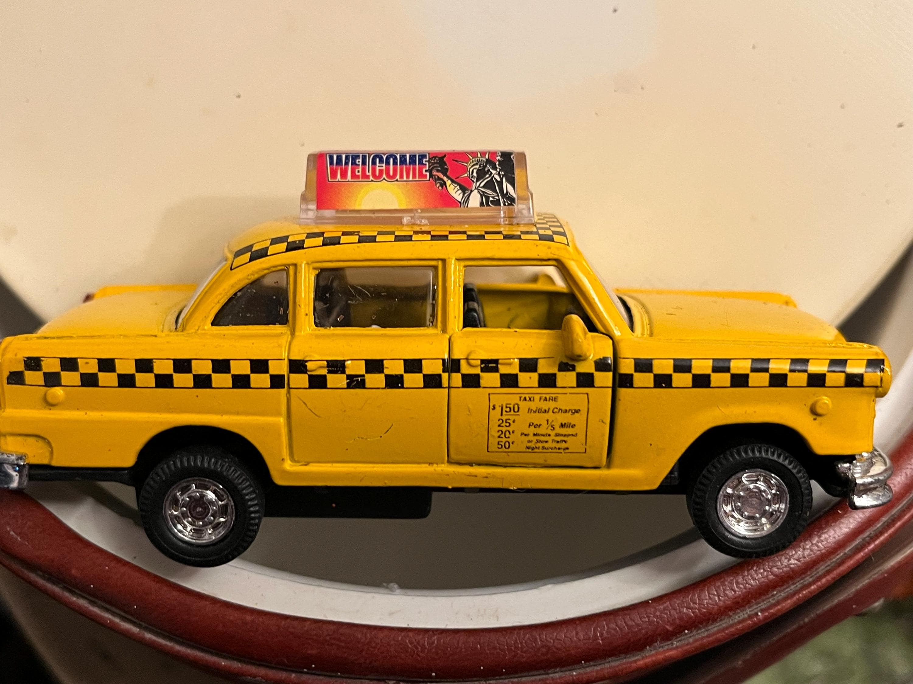 Yellow Taxi Toy - Etsy