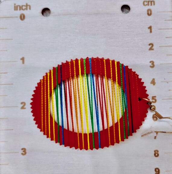 Vintage Drop Dangle Earrings, Dramatic Fashion St… - image 4