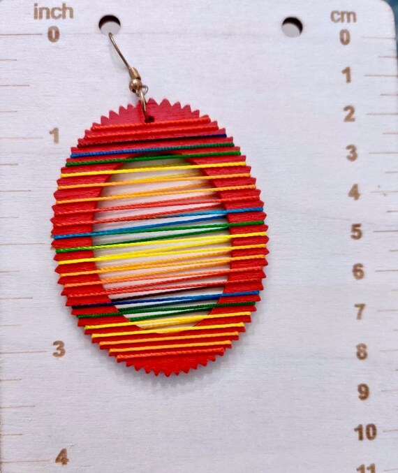 Vintage Drop Dangle Earrings, Dramatic Fashion St… - image 3