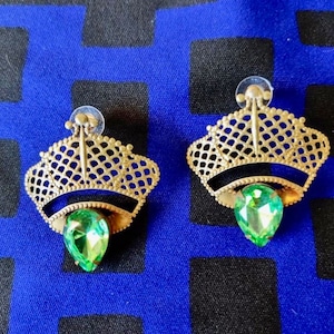 Statement Earrings, Large Textured, Elegant Class, Feminine, Max Sparkle! WoW Factor!