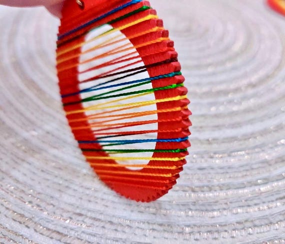 Vintage Drop Dangle Earrings, Dramatic Fashion St… - image 5