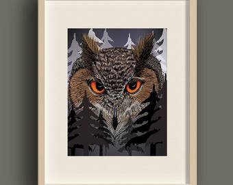 High Quality Photo Print - Spirit Guide - Owl