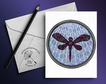 Greeting Card - Dragonfly