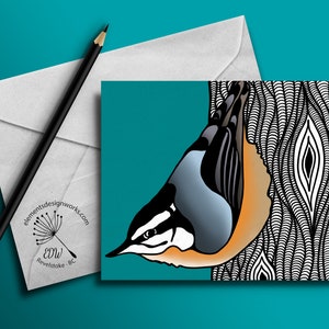 Carte de vœux - The Nuthatch