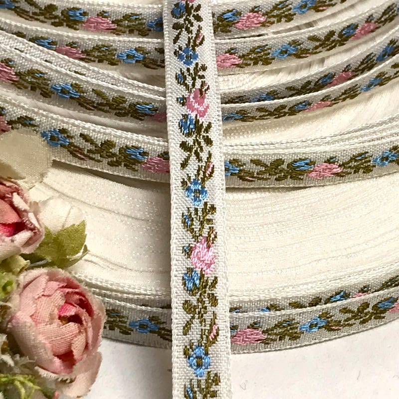 String Ribbon Flower Flower Ribbon - Etsy
