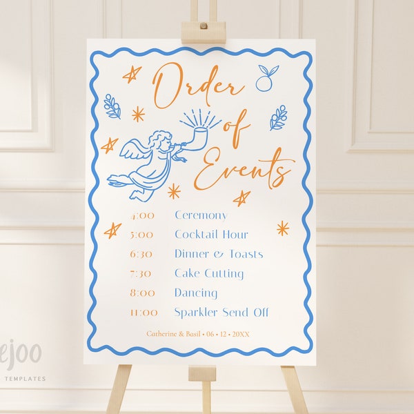 Baby Shower Day Timeline Etsy