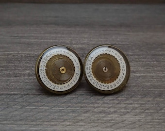 Steampunk stud earrings, Watch stud earrings, Watch Parts stud earrings, Stud earrings, Gears stud earrings, Nestre, Nestre