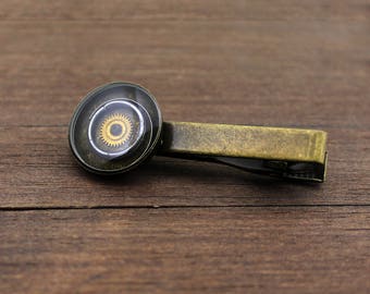 Steampunk Tie clip, Watch Tie clip, Men  Tie clip, Clockwork tie clip, men accessories, gift for men, Nestre